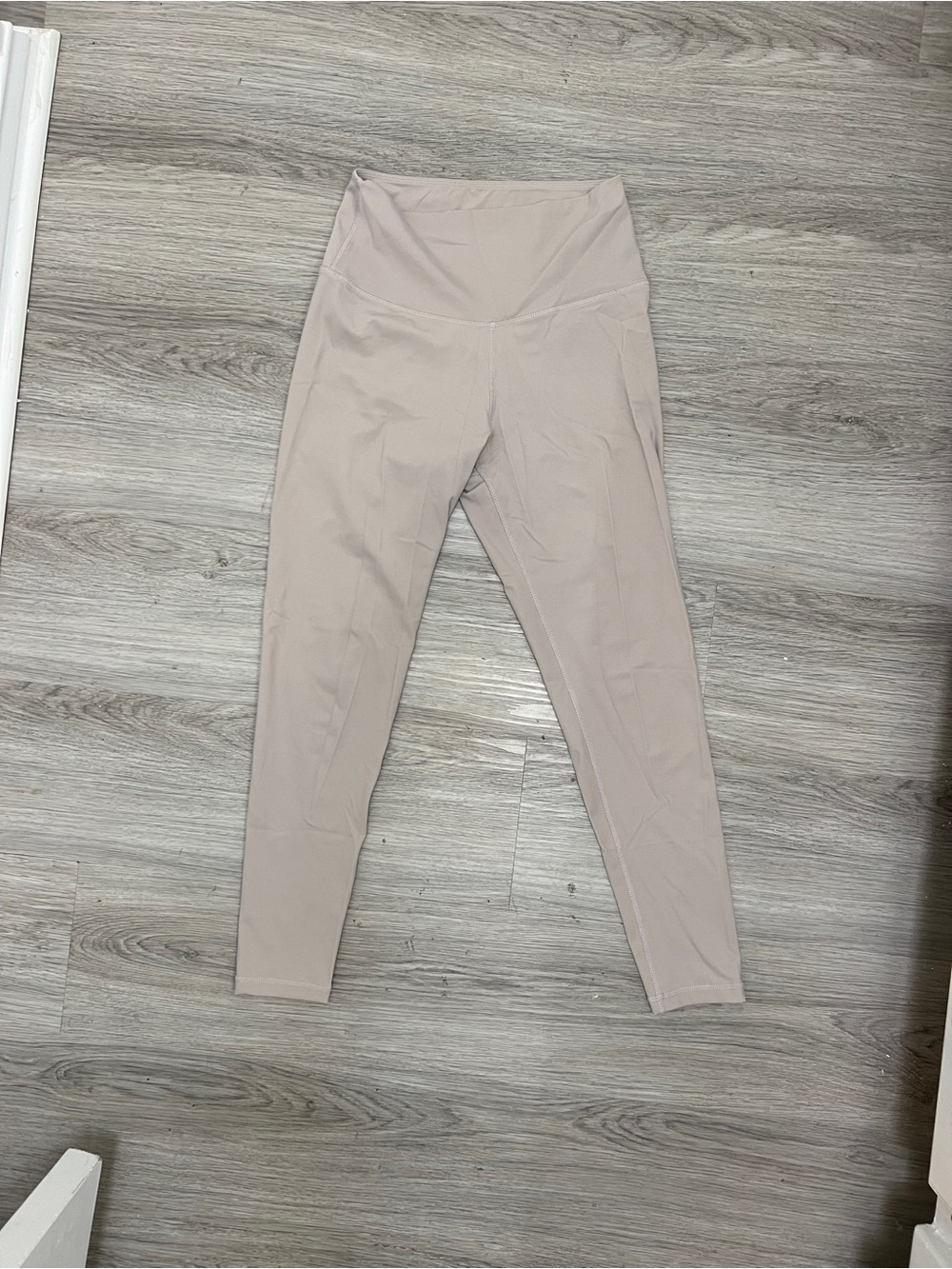 Samsara High-Waist Full Length Leggings in Light Taupe